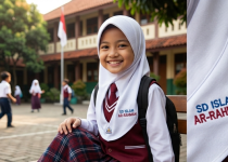 Harga Konveksi Hijab Sekolah Custom Bordir Logo Terbaru