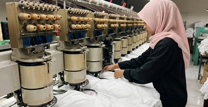 bordir logo jilbab sekolah