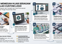 Cara Memesan Hijab Seragam Sekolah Custom Logo dari Awal hingga Jadi